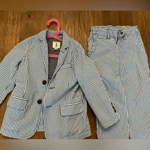 Boys seersucker suit